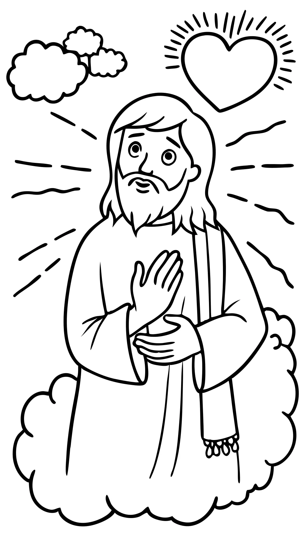 doubting thomas coloring page